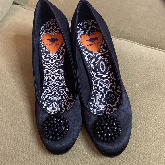 Rocket Dog Opheliabs brushed Satin Heels size 10M - Picture 3 of 7